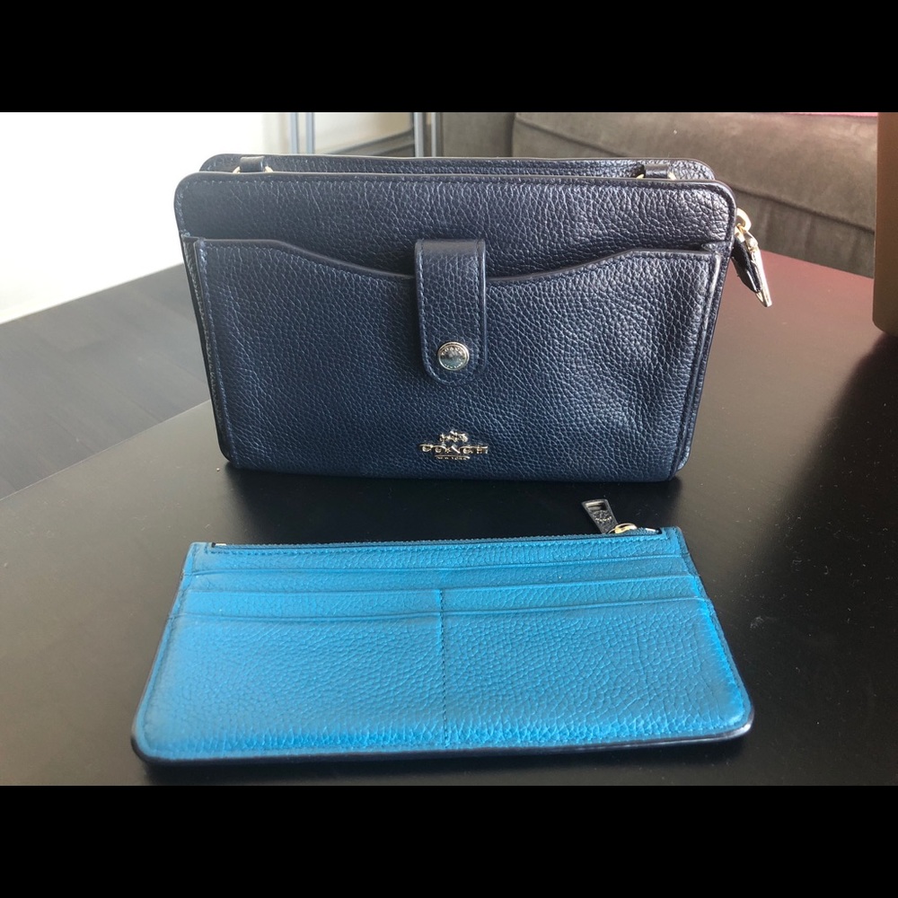Authentic Coach “colorblock pop up messenger” bag